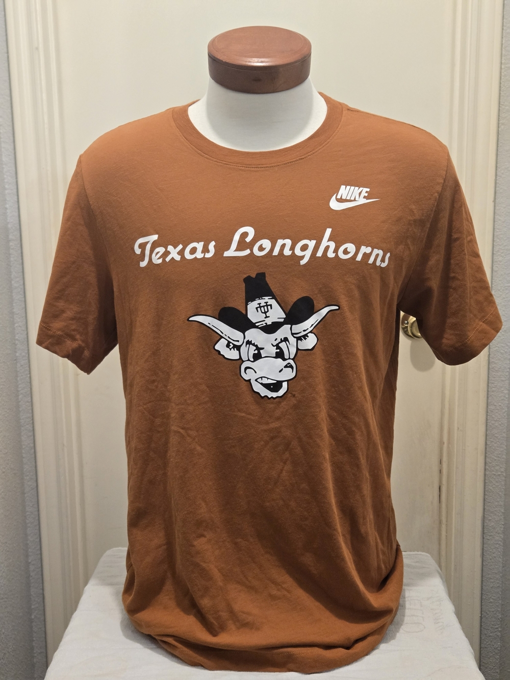 Nike Men's Texas Longhorns Orange Graphic Tee, L